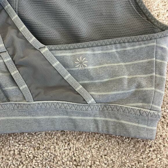 Athleta‎ Women's Sports Bra Grey Size Medium - Picture 5 of 5